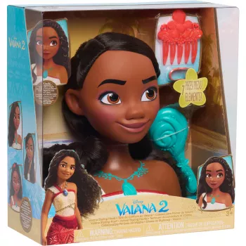 Disney Princess - Vaiana styling head, make-up a účesová hlava