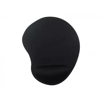Podložka pod myš GEMBIRD MP-ERGO-01, penová podložka na zápästie, 240×200 mm, hrúbka 4 mm, čierna