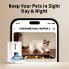 Automatický dávkovač krmiva PETKIT YumShare Dual-hopper 2 s kamerou, kapacita 5 L, ABS a nehrdzavejúca oceľ 304, biela