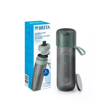 Brita Sports fľaša s vodným filtrom Active tmavozelená, zelená