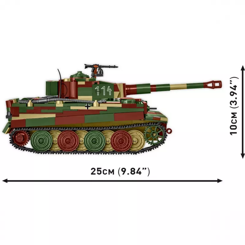 Stavebnica Pz.Kpfw. VI Tiger verzia E 870 dielov