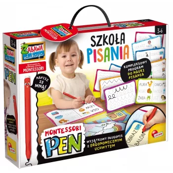 Montessori pero písacia škola vzdelávacia sada s 18 tabuľkami