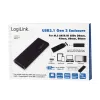 SSD puzdro LogiLink UA0314 čierne M.2