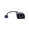 Akyga AK-AD-31 USB-3.0 na Gigabit Ethernet adaptér, RJ45, 15 cm kábel, čierna