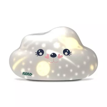 LED nočná lampa k posteli neno COSMO – prenosná, silikónová, nabíjateľná, 3 úrovne jasu, biela, na batérie