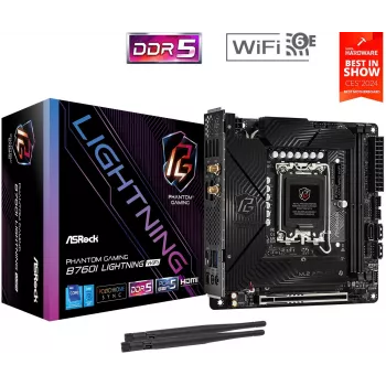 ASRock B760I Lightning WiFi DDR5 Mini-ITX LGA1700 základná doska