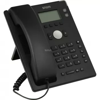 snom D120 - VoIP telefón - trojstranná konferencia - SIP - 2 káble - čierny (4361)