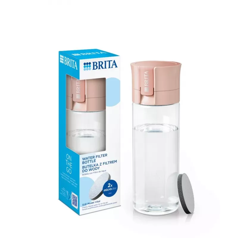 Brita Vital broskyňová filtračná fľaša na 2 plátky