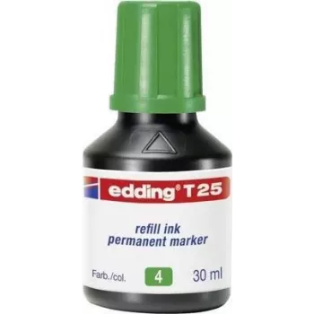 Náplň atramentu kazeta Edding T 25 zelená 30 ml pre kompatibilné fixky Edding