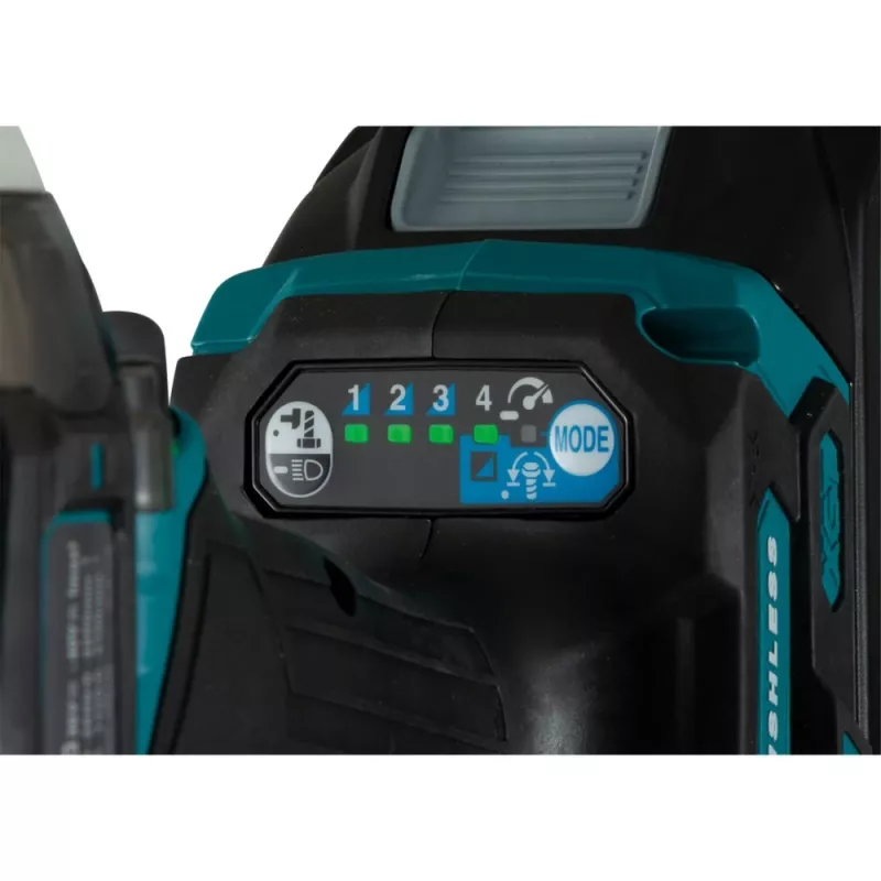 Makita TW004GZ XGT akumulátorový rázový uťahovák 40 V, 1/2 palca, 3200 ot./min, 350 Nm, bez akumulátora a nabíjačky, modrý/čierny