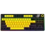 LORGAR KBP70TKLW, bezdrôtová TKL mechanická gaming klávesnica Pro, čierna/žltá, EN rozloženie