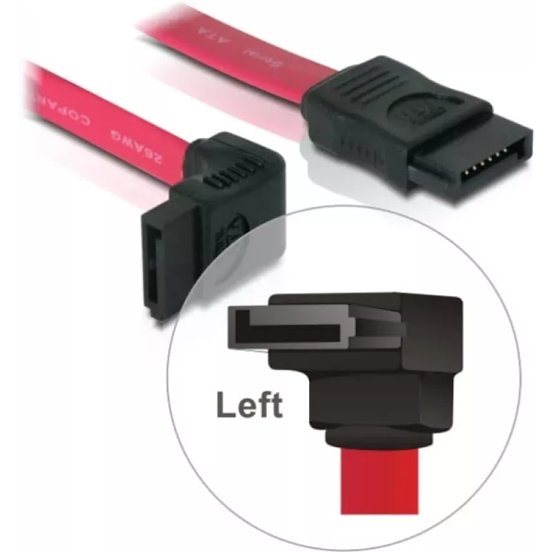 SATA kábel DeLOCK 84249 0,3 m červený