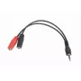 AUDIO KÁBEL 3,5MM 4-PIN NA/3,5MM S+MIC CCA-417 GEMBIRD