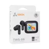 Slúchadlá SBOX EB-TWS08-B dotykový displej čierna