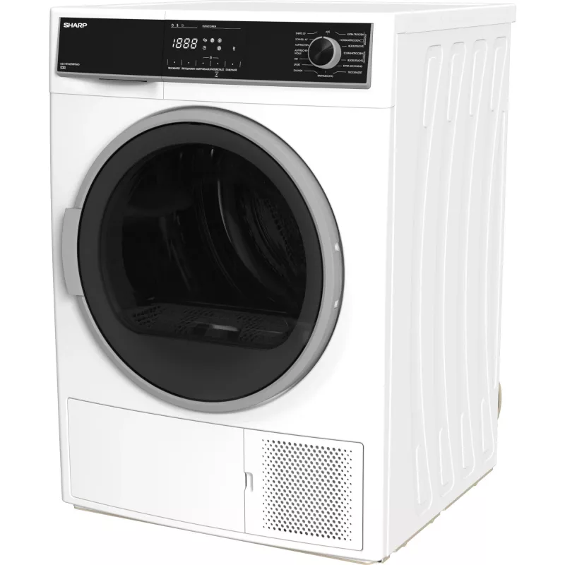 Sharp KD-HHH8S8GW3-DE sušička bielizne voľne stojaca predné plnenie 8 kg biela