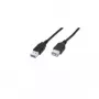 USB predlžovací kábel DIGITUS AK-112331, 3 m, USB-A konektor samec na USB-A konektor samica, USB 3.2 Gen 1, čierny