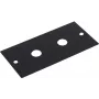 Omnitronic 30050045 modul rackového panela 2U s 2 konektormi jack, 44x88 mm