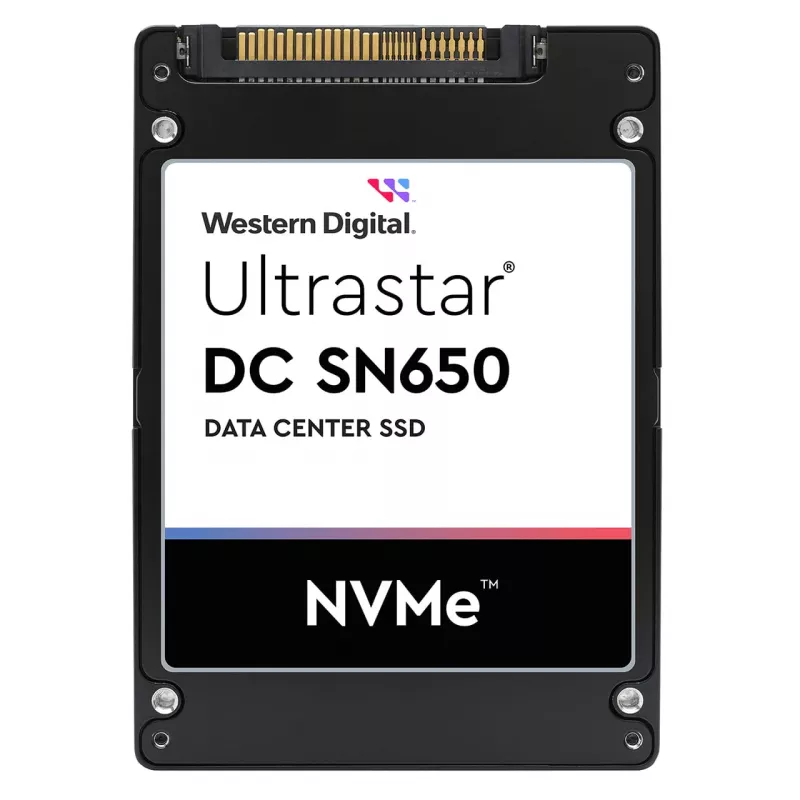 SSD disk WESTERN DIGITAL Ultrastar DC SN650 7680 GB U.3 PCIe TLC ISE