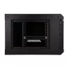 EXTRALINK LITE 4U 530X400 nástenný rack skriňa čierna s priehradkou