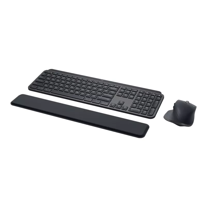 Logitech MX Keys combo for Business Gen 2 klávesnica myš súčasťou Office RF Wireless + Bluetooth AZERTY francúzska grafitová