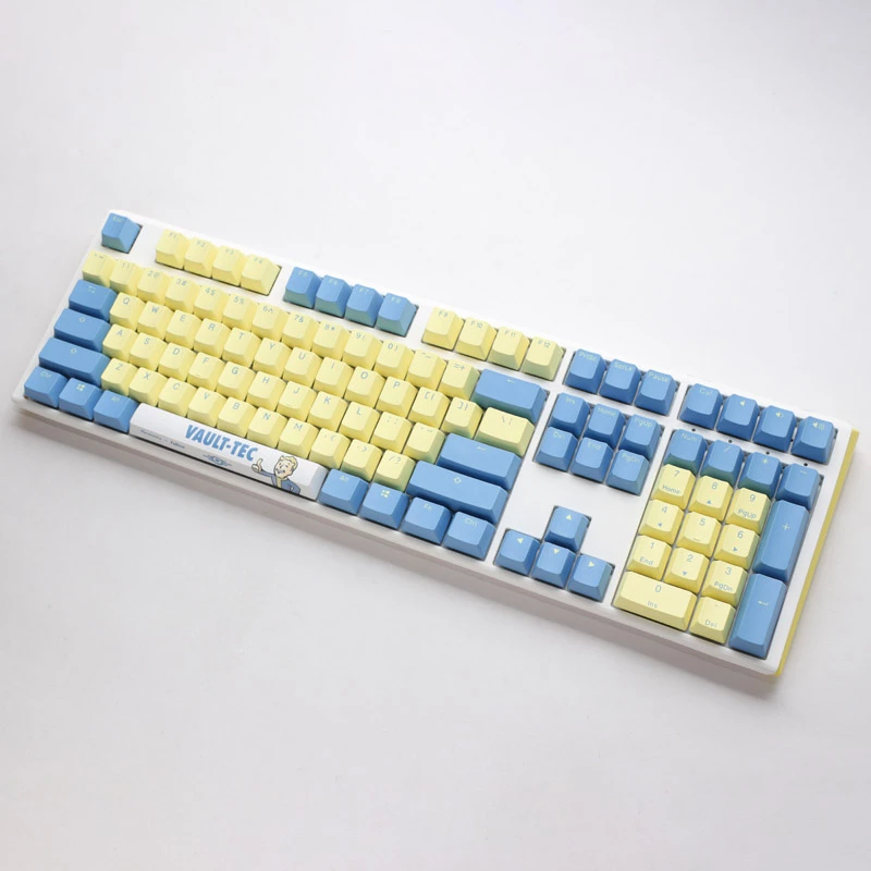 Ducky x Fallout Vault-Tec Limited Edition One 3 herná klávesnica + podložka pod myš - MX-Speed-Silber (US)