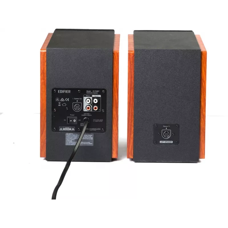 Edifier R1700BTS - reproduktor - regálový reproduktor - bezdrôtový - Bluetooth - 66 Watt (celkom) (R1700BTS WOOD)