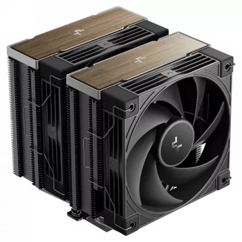 Vzduchový chladič DeepCool AK620 G2, 120-mm ventilátor, kompatibilný s LGA1700/1200/115x a AM4/AM5, čierny, 144×127×159 mm