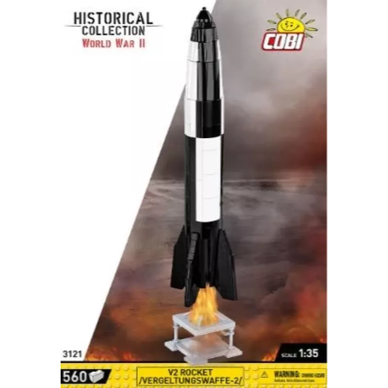 Stavebnica COBI V2 raketa 560 dielov druhá svetová vojna