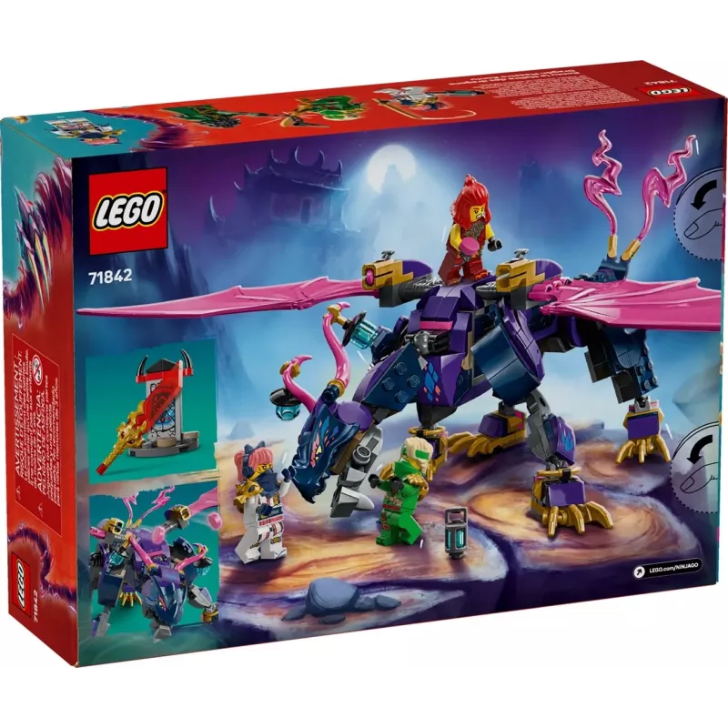 LEGO stavebnica NINJAGO 71842 Rontu majster drak — 381 dielov, 4 minifigúrky, výstavný model 130 mm