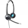 Káblový On-Ear headset Cisco 522 — Dual Supraaural, 3,5 mm s USB-A adaptérom, antracitová