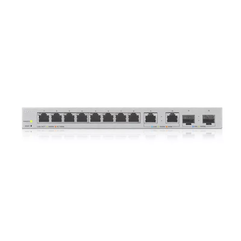 Zyxel XGS1210-12-ZZ0102F sieťový switch Managed Gigabit Ethernet (10/100/1000) sivý