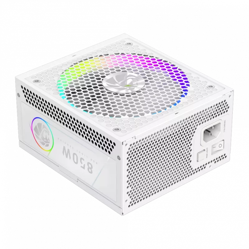 Gamemax napájací zdroj, 80 PLUS, Gold | RGB 850G WH | 850 W