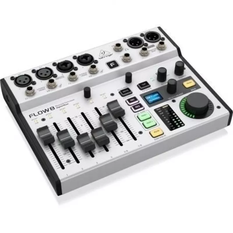Digitálny mixér Behringer FLOW 8 — 8-kanálový USB audio interface mixér