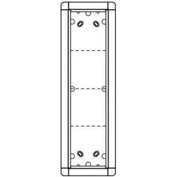 Rám dverí Schneider Electric AP-rám 4-násobný 133×423 mm pre spínače/montáž