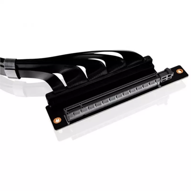 Thermaltake PCI-E 4.0 dvojitý 90-stupňový riser kábel, 40 cm, čierny