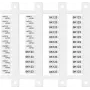 FINDER S.p.A. podložka pod štítok 060.48 (06048)