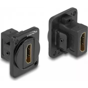 DeLOCK D-Type modul HDMI konektor samica na HDMI konektor samica 87810 čierny