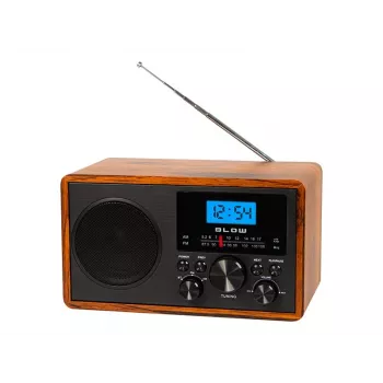 Prenosné analógové AM/FM rádio BLOW RA9 V.2 — príjem AM a FM, na batérie, analógové ladenie
