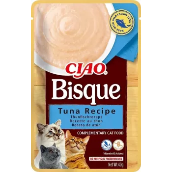 INABA Ciao Bisque tuniak – maškrty pre mačky – 40 g