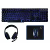 Klávesnica myš v cene Rebeltec SHERMAN Gaming USB QZERTY anglická čierna