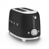 Hriankovač Smeg 50's Style TSF01BLMEU 2 plátky čierna nerez