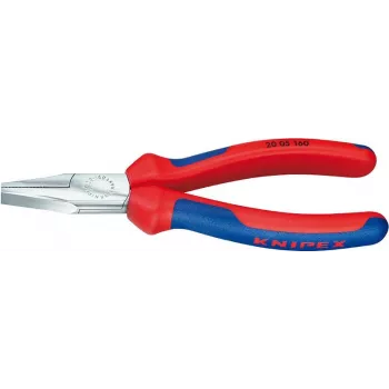 Knipex ploché kliešte DIN ISO 5745 celková dĺžka 160mm, pochrómované, viackomponentové puzdrá