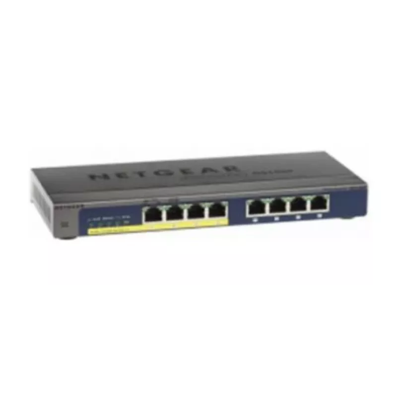NETGEAR GS108PP Unmanaged Gigabit Ethernet (10/100/1000) Power over Ethernet (PoE) čierna