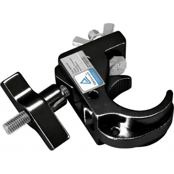 Divadelný hák EUROLITE TH35-75 čierny oceľ pre rigging a zavesenie
