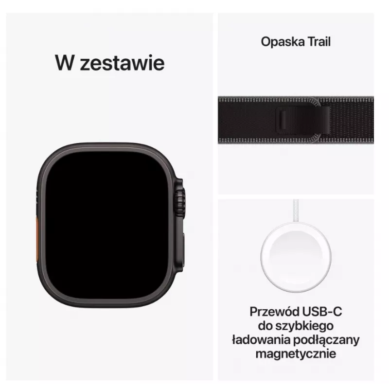Smartwatch Apple Watch Ultra 3 GPS + Cellular 49mm puzdro z čierneho titánu