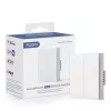 AQARA Smart Home nástenný vypínač H1, s neutrálnym vodičom, dvojitá páčka (WS-EUK04)