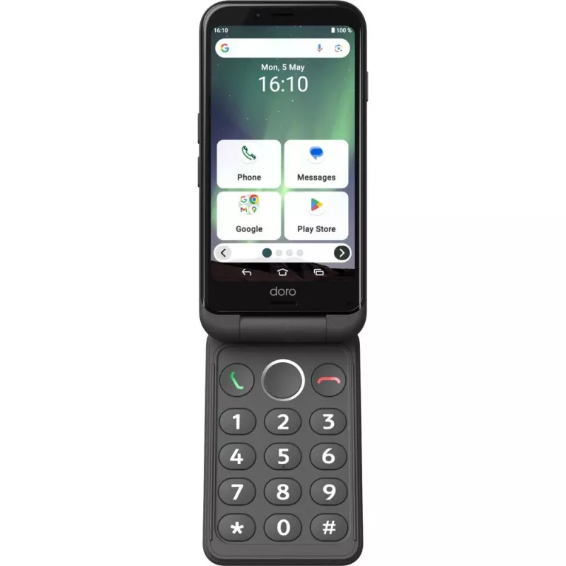Doro Aurora A20 smartfón pre seniorov, 4,5 palca, 64GB, Graphite