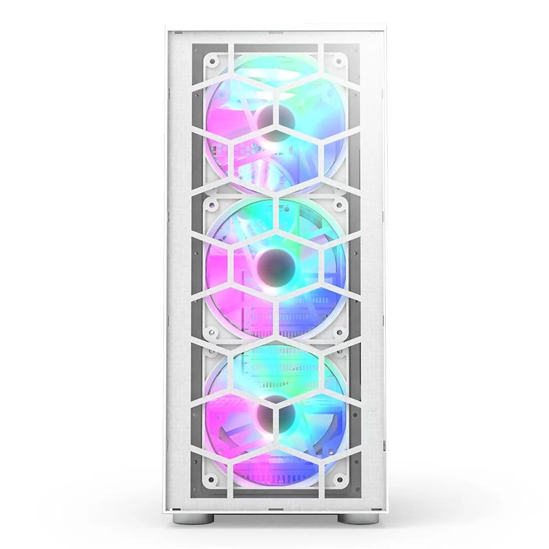 PC skriňa Montech X3 GLASS Midi-Tower biela