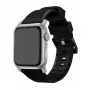 Remienok na hodinky Nomad Rugged Strap čierny Connectoor Silver pre 42/44/45/49 mm
