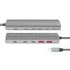Ultra-slim USB 3.2 hub 2xUSB-A, 8xUSB-C, PD, 100W